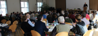 Nächste Tagung der Kreissynode in der Legislaturperiode 2020 bis 2025 – Sonnabend, 4. März 2023, von 9 bis ca. 13 Uhr, Haus des Kirchenkreises, großer Saal, Schottstr. 6, 10365 Berlin. Foto: Jürgen Bosenius