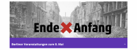 Berliner Veranstaltungen zum 8. Mai