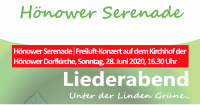 Hönower Serenade│Freiluft-Konzert auf dem Kirchhof der Hönower Dorfkirche, Sonntag, 28. Juni 2020, 16.30 Uhr