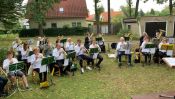 Ev. Kirchengemeinde Mahlsdorf: 50-jähriges Jubiläum des Posaunenchores der Kreuzkirche. Foto: Posaunenchor der Kreuzkirche