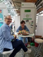 Berlin-Tag 2022: Der Ev. Kirchenkreis Berlin Süd-Ost erstmals auf Deutschlands größter Berufs- und Informationsmesse vertreten. Foto: Astrid Groth