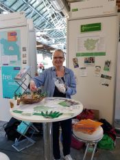 Berlin-Tag 2022: Der Ev. Kirchenkreis Berlin Süd-Ost erstmals auf Deutschlands größter Berufs- und Informationsmesse vertreten. Foto: Astrid Groth