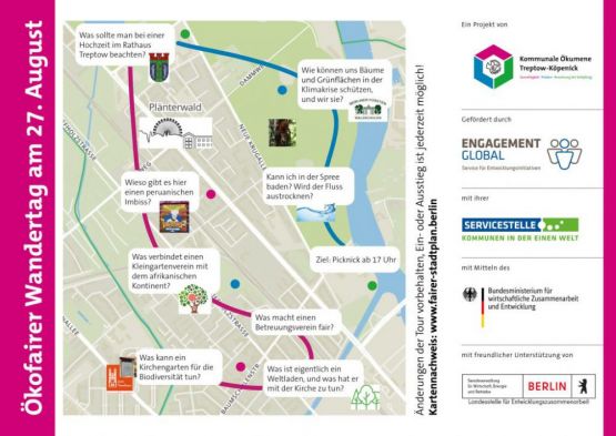 Kommunale Ökumene Treptow-Köpenick: Ökofairer Wandertag im Kiez Baumschulenweg – Samstag, 27. August 2022, ab 9 Uhr