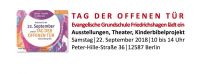 Die Ev. Grundschule Friedrichshagen lädt am Samstag, 22. September 2018, von 10 bis 14 Uhr zum Tag der offenen Tür ein