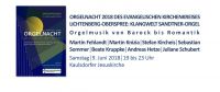 Kirchenmusiker des Evangelischen Kirchenkreises Lichtenberg-Oberspree spielen am 9. Juni 2018 in der Kaulsdorfer Jesuskirche von 19 bis 23 Uhr Orgelmusik von Barock bis Romantik.