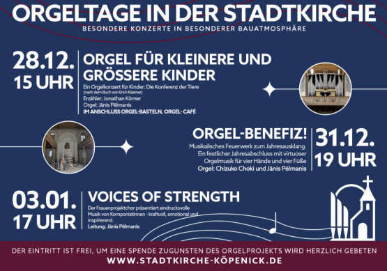 Stadtkirchengemeinde Köpenick: Orgeltage auf der Baustelle