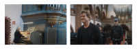 Die „Toten Hosen“ in Berlin-Lichtenberg: Spannende ARD-Dokumentation über das Konzert der Punk-Band 1983 in der Erlöserkirche – mit dem Orgel-Arrangement „Eisgekühlter Bommerlunder“ von Kantorin Cornelia Ewald zum 40. Jubiläum. Fotos: SWR