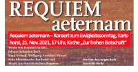 Requiem aeternam – Konzert zum Ewigkeitssonntag, Karlshorst, 21. Nov. 2021, 17 Uhr, Kirche „Zur frohen Botschaft“