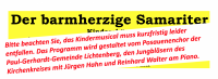 Musical "Der barmherzige Samariter" von Hella Heizmann im Seepark Karlshorst – Mittwoch, 22. Juni 2022, 16.30 Uhr