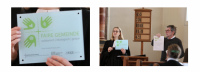 Kirchengemeinde Mühlenfließ mit dem Siegel „Faire Gemeinde“ ausgezeichnet. Fotos: Marcel Hirschmann