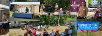 „Weil hier etwas mit Zukunft passiert!“ – Diakonie-Sommerfest im Pfarrgarten der Ev. Kirchengemeinde Lichtenberg. Fotos: Jürgen Bosenius