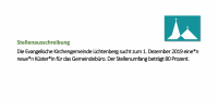 Die Evangelische Kirchengemeinde Lichtenberg sucht eine*n neue*n Küster*in