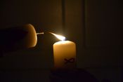 Licht an!"-Bild vom 13. November - Titel: ein Segen sein - Licht weiter geben - Foto: Henrik Brunzlow