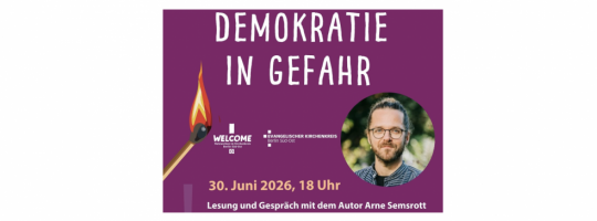 Lesung und Tischgespräch mit Autor Arne Semsrott – Gemeindezentrum Am Fennpfuhl, Paul-Junius-Str. 75, 10369 Berlin, 30. Juni 2026, 18 Uhr