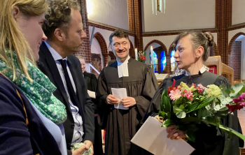 Evangelische Kirchengemeinde Bohnsdorf-Grünau: Herzlich willkommen Pfarrerin Dr. Lillia Milbach-Schirr! Foto: Ev. Kirchengemeinde Bohnsdorf-Grünau