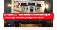 28. August 2021 – Straßenfest zur Wiedereröffnung von Lichtenberger Kiezkneipe „Morgen wird besser“