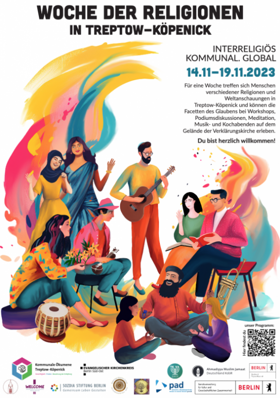 Woche der Religionen  in Treptow-Köpenick vom 14. bis 19. November 2023