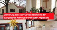 Einweihung des neuen Gemeindezentrums der Evangelischen Kirchengemeinde Berlin-Altglienicke am 1. Advent 2021. Fotos: Jürgen Bosenius / kklios.de