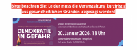 Krankheitsbedingt abgesagt – Tischgespräch mit der Autorin Susan Arndt: Gemeinsames Abendessen und Austausch an Tischen & Plenum, 20. Januar 2026, 18 Uhr, Gemeindezentrum Am Fennpfuhl, Paul-Junius-Straße 75, 10369 Berlin