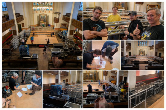 Jesus Christ Superstar: Die Kirche „Zum Vaterhaus“ wird zum Musicaltheater. Fotos: Mandy Endter