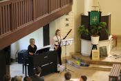 Kindermusical „Der barmherzige Samariter“ begeistert in der Karlshorster „Kirche zur frohen Botschaft“ am 19. Juni 2022. Foto: Jürgen Bosenius / Kirchenkreis Berlin Süd-Ost