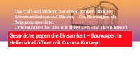 Gespräche gegen die Einsamkeit – Bauwagen in Hellersdorf öffnet mit Corona-Konzept