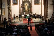 "Und das Wort ward Blech ..." – Tolles Konzert der Blechapostel in der Erlöserkirche. Foto: Jürgen Bosenius / Kirchenkreis Berlin Süd-Ost