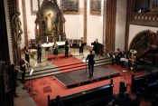 "Und das Wort ward Blech ..." – Tolles Konzert der Blechapostel in der Erlöserkirche. Foto: Jürgen Bosenius / Kirchenkreis Berlin Süd-Ost