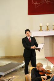 Shimon Yoshida: „Verleih uns Frieden gnädiglich“ – ein besonderer Konzertnachmittag in Karlshorst. Foto: Jürgen Bosenius / kklios.de