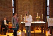Evangelische Kirchengemeinde Lichtenberg: Auf Wiedersehen, Britta Albrecht-Schatta! Foto: Jürgen Bosenius
