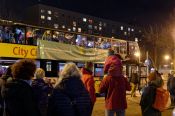 Weihnachtsbusaktion 2021 des Ev. Kirchenkreises Lichtenberg-Oberspree.