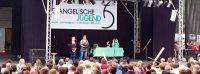 Große Bühne beim Landesjugendcamp 2016 in Eberswalde. Foto: Sebastian Sievers