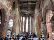Festival Junges Blech 2024: großer Tag für den Posaunenchornachwuchs im Kloster Chorin – Kirchenkreis Berlin Süd-Ost mit von der Partie. Foto: Jürgen Bosenius