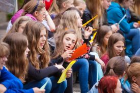 Feiern, Tanzen, Staunen - 10 Jahre Evangelische Schule Köpenick Gymnasium. Foto: ESK