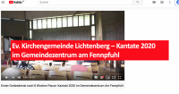 Ev. Kirchengemeinde Lichtenberg – Kantate 2020 im Gemeindezentrum am Fennpfuhl