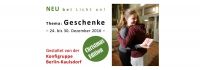 Die Konfigruppe Berlin-Kaulsdorf gestaltet vom 24. bis 30. Dezember 2016 die Themenwoche "Geschenke" bei Licht an!