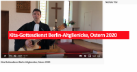 Kita-Gottesdienst Berlin-Altglienicke, Ostern 2020