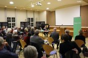 „Frieden schaffen – ohne Waffen!?“ – Auftakt des „Lichtenberger Dialogs 2023“ mit Altbischof Wolfgang Huber. Foto: Jürgen Bosenius