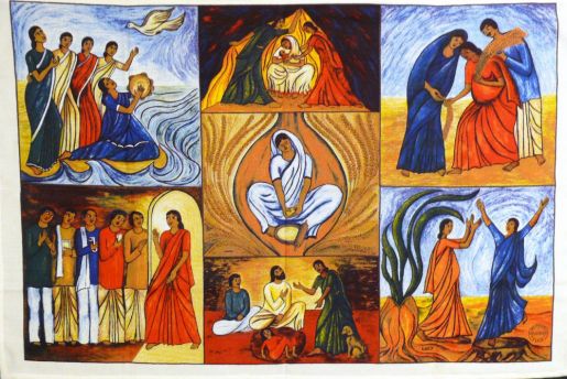 Hungertücher – Schaubilder des Glaubens: Ausstellung in der Ev. Kirchengemeinde Berlin-Hellersdorf