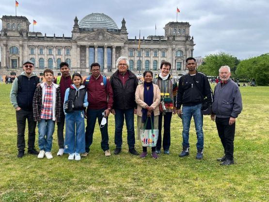 Besuch aus unserem indischen Partnerkirchenkreis Singhbhum der Ev.-Luth. Gossner Kirche – Auf Wiedersehen und auf ganz bald!