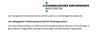 Der Evangelische Kirchenkreis Berlin Süd-Ost sucht zum nächstmöglichen Zeitpunkt eine pädagogische Fachberatung (m/w/d) für Kindertagesstätten mit einem Dienstumfang von 100 Prozent.