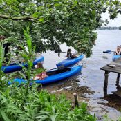 „schaut hin“ – kreatives Brainstormen auf dem Wasser. Foto: Friedrich Böhme