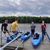 „schaut hin“ – kreatives Brainstormen auf dem Wasser. Foto: Friedrich Böhme