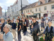 Ein Meilenstein der Sanierung: Richtfest an der Stadtkirche in Köpenick. Foto: T. Kasischke