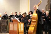 „Eine italienische Brise“: Berliner Vokalkreis brilliert am 2. Juni mit Heinrich Schütz-Programm im Baumschulenweg. Foto: Jürgen Bosenius / Kirchenkreis Berlin Süd-Ost
