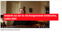 Andacht aus der Ev. Kirchengemeinde Schöneiche, Judika 2020 - mit Pfarrerin Kerstin Lütke