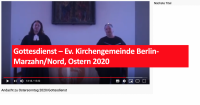 Gottesdienst – Ev. Kirchengemeinde Berlin-Marzahn/Nord, Ostern 2020