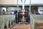 Eine Orgel reist durch den Kirchenkreis Berlin Süd-Ost – von Lichtenberg nach Münchehofe. Foto: Jürgen Bosenius / Kirchenkreis Berlin Süd-Ost