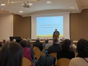 Bernd Streich, Vorsitzender des Sachausschusses „Ökumene und Dialog“ des Diözesanrats, beim Berliner Ökumene-Treffen 2023 am 11. Februar 2023 im Haus des Kirchenkreises in Berlin-Lichtenberg. Foto: Jürgen Bosenius