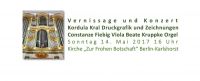Vernissage und Konzert in Berlin-Karlshorst